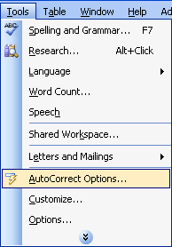 Thay đổi một số tùy chọn trong MS Word